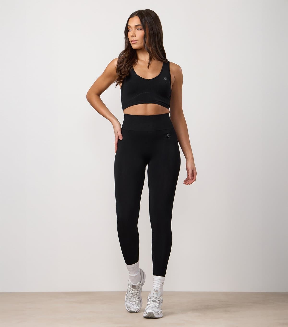 Gym King Women's Black Poise Leggings Gym King New Look