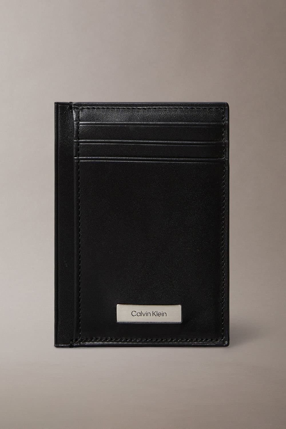 Calvin Klein Calvin Klein Men's Plaque Ns Card Case Black