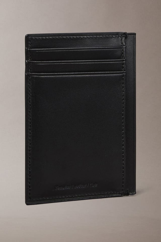 Calvin Klein Calvin Klein Men's Plaque Ns Card Case Black - 2