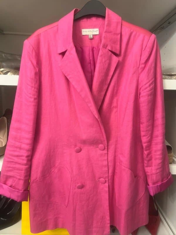 Never Fully Dressed Never fully dressed jacket linen and silk