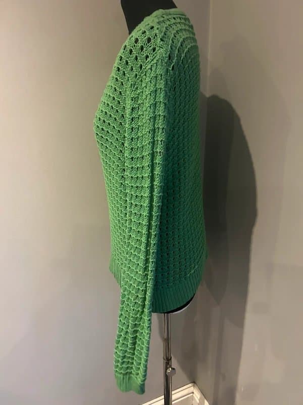 Topshop Topshop green knitted jumper size 12 (ref v90)
