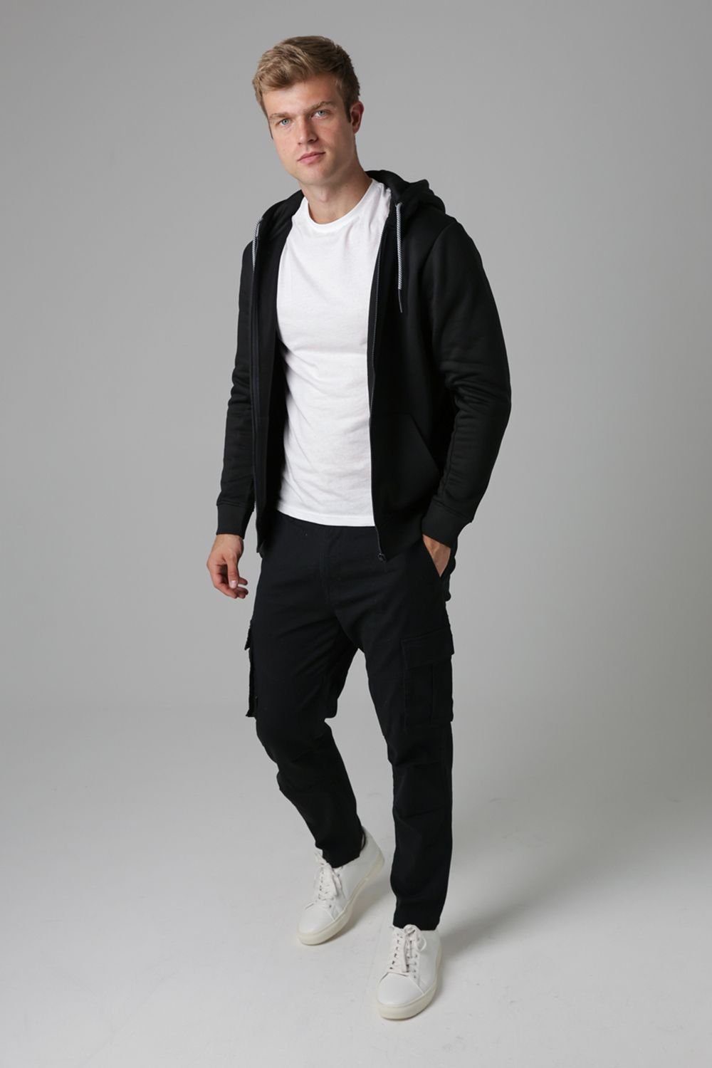 Tokyo Laundry Tokyo Laundry Men's Zip-Through Hoody in Black - 3