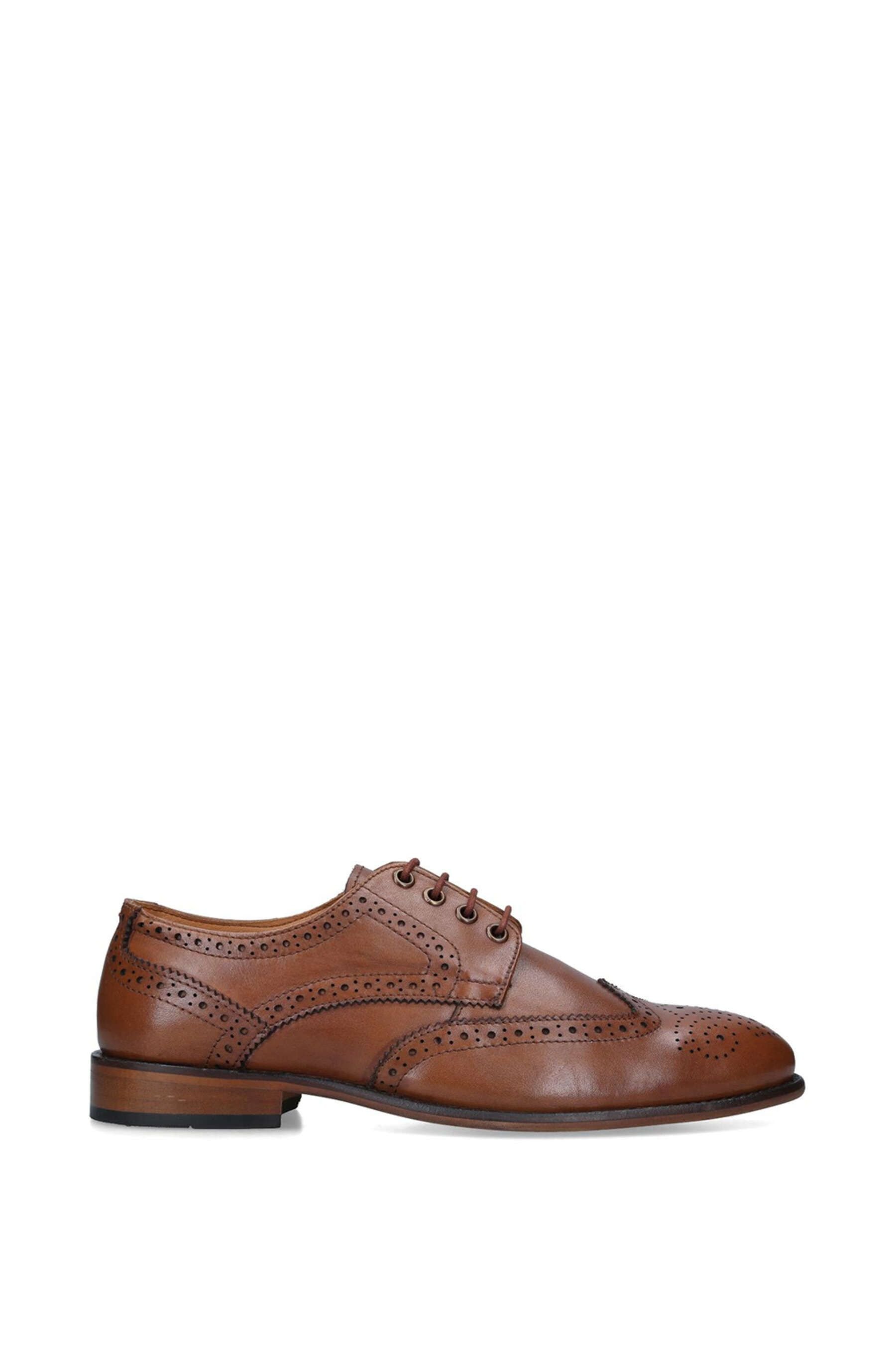 KG Kurt Geiger KG Kurt Geiger Men's 'Connor' Leather Shoes in Tan - 4