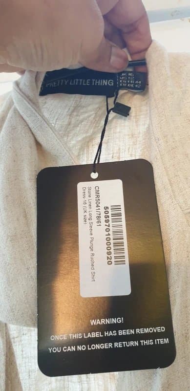 PrettyLittleThing Pretty little things ruched adjustable shirt dress mini dress summer holiday