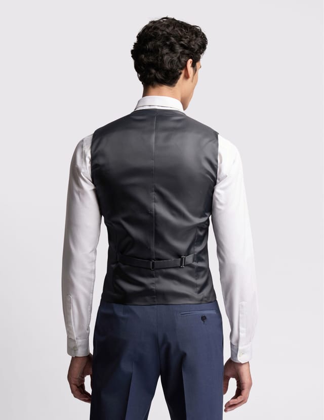 Ted Baker Ted Baker Men's Premium Blue Waistcoat - 2