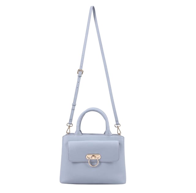 Paul Costelloe Paul Costelloe Women's Navarre Leather Multi Way Bag in Light Blue - 2