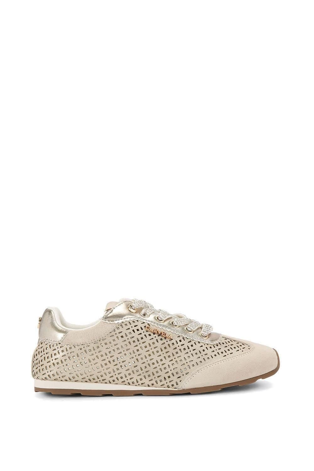 Carvela Carvela Women's 'Tivoli Laser Sneaker' Trainers in Gold