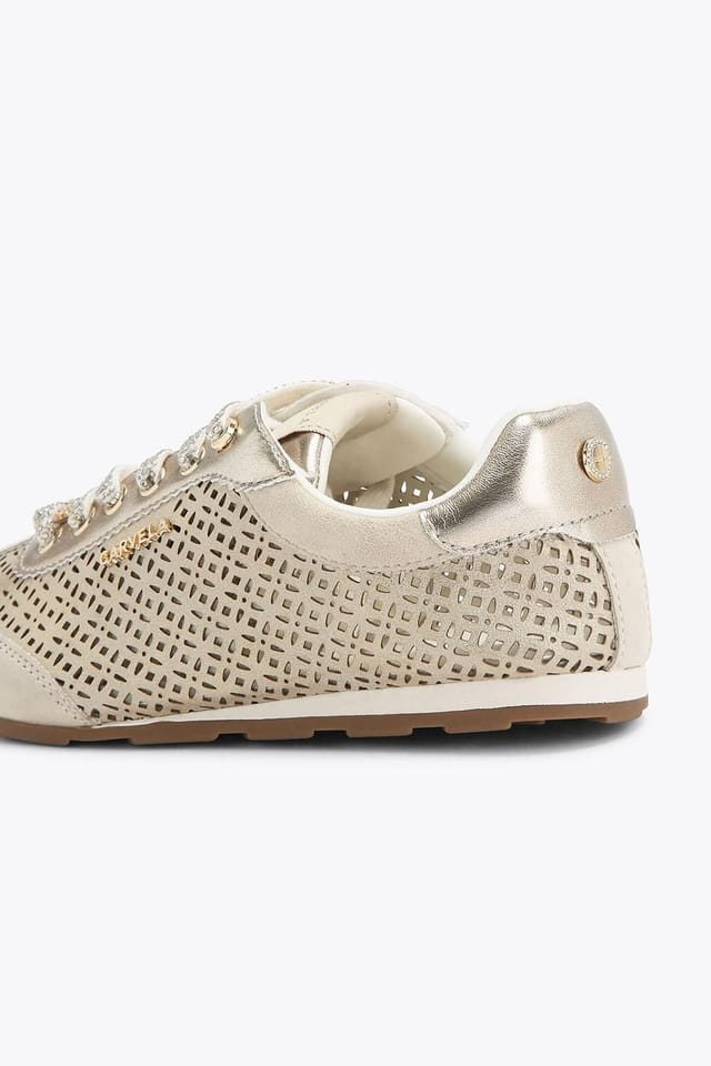 Carvela Carvela Women's 'Tivoli Laser Sneaker' Trainers in Gold - 3