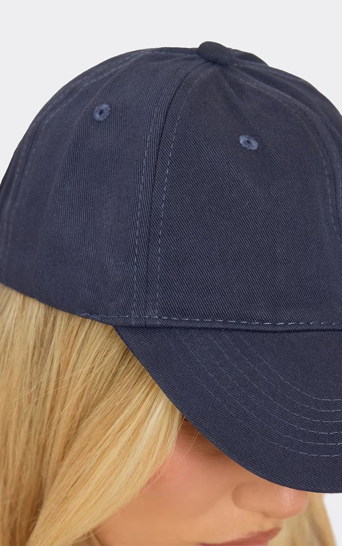 EGO Basic Baseball Cap In Blue, Women's Size UK 0