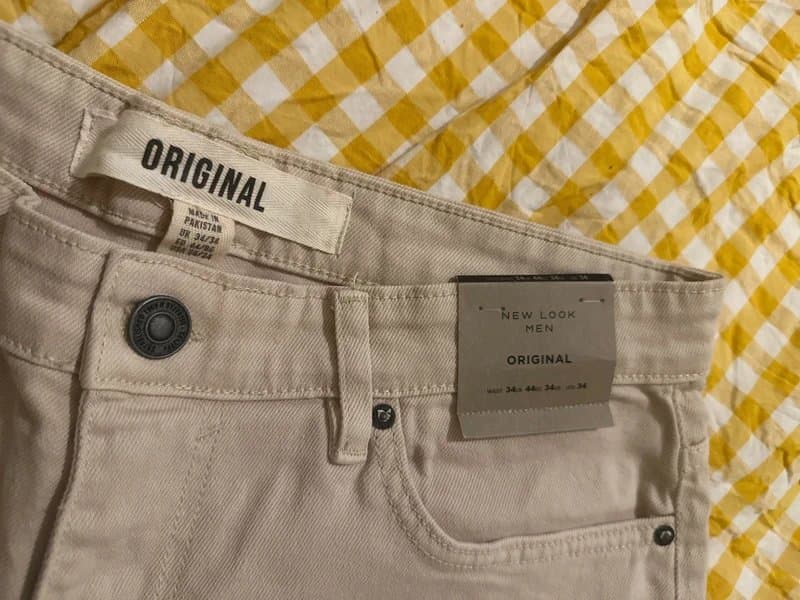 New Look MENS Beige Jeans