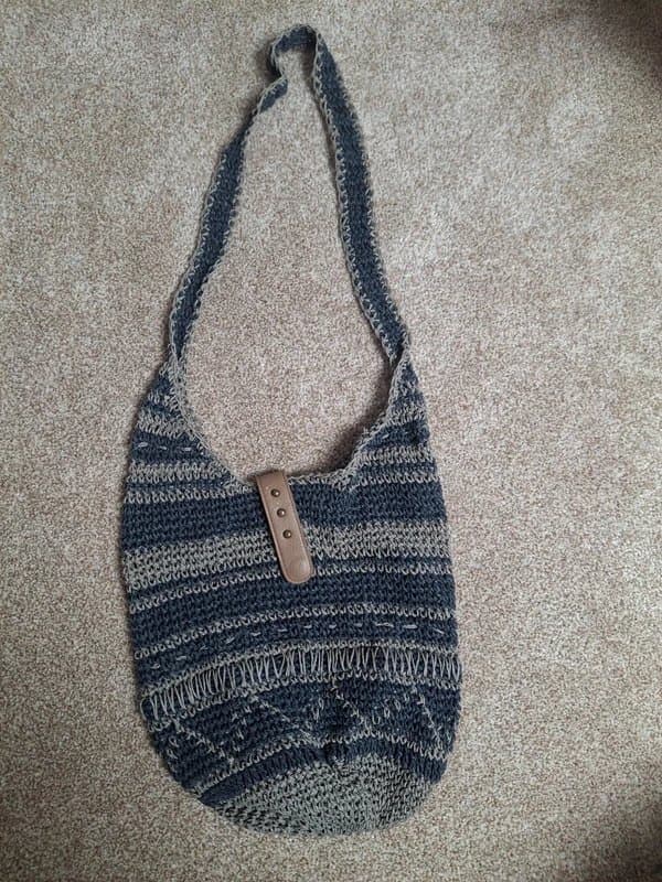 ASOS Bohemian straw crochet bag