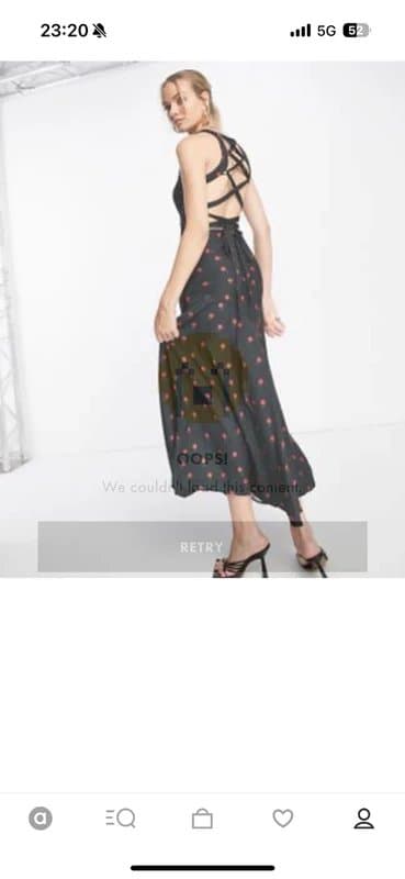 Never Fully Dressed Never fully dressed lace up dress in black with red rose print