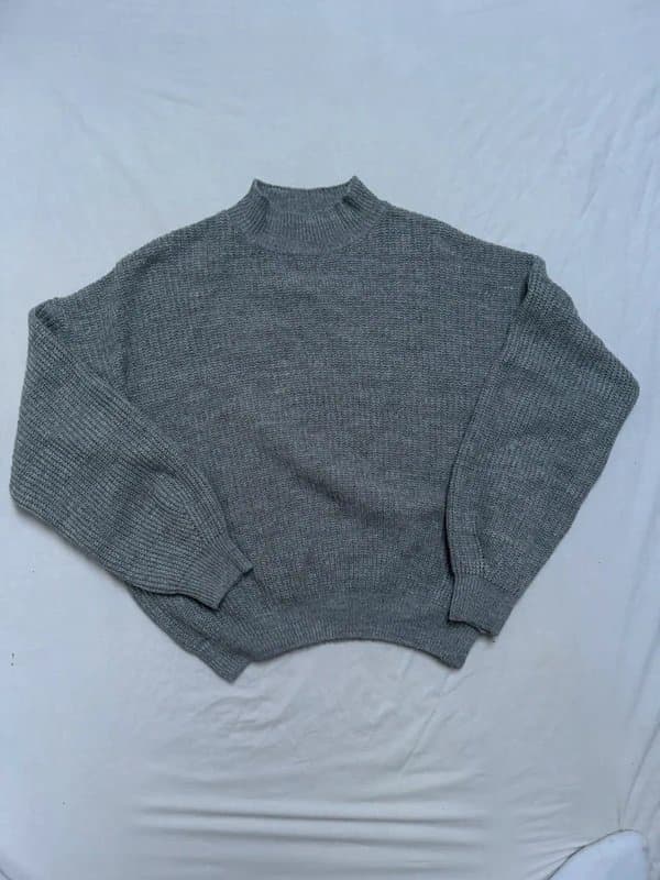 ASOS ASOS Grey Knit Turtle-Neck