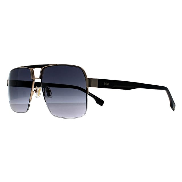 Hugo Boss Hugo Boss Men's Square Gold Dark Grey Gradient BOSS 1767/S - 2