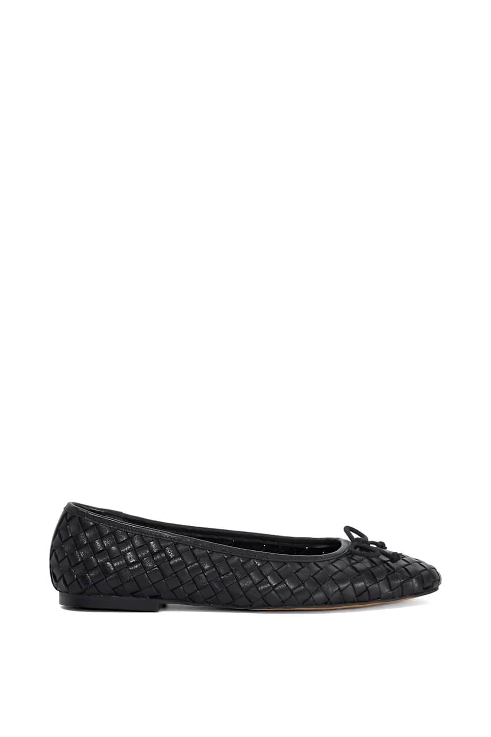 Dune London Dune London Women's Wide Fit 'Heat' Ballet Pumps in Black