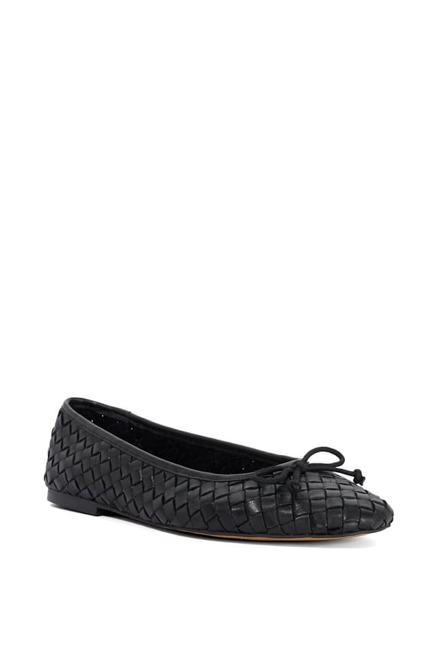 Dune London Dune London Women's Wide Fit 'Heat' Ballet Pumps in Black - 2