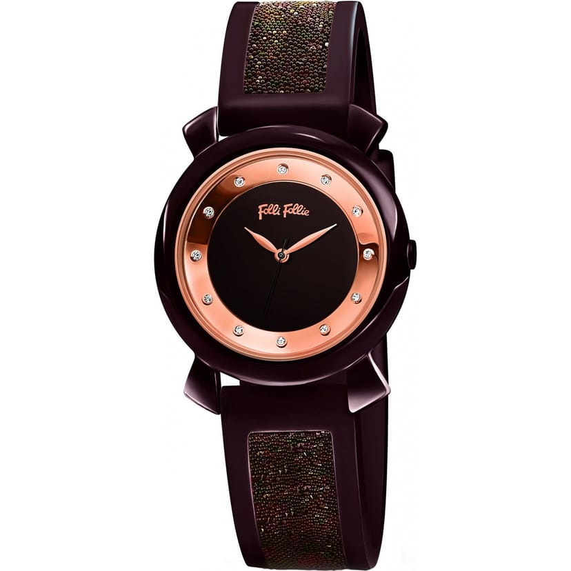 Folli Follie Folli Follie Women's WF15R013ZSB 28mm Quartz Watch in Brown - 1