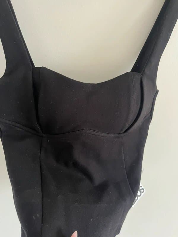 ASOS ASOS black corset style stretchy top
