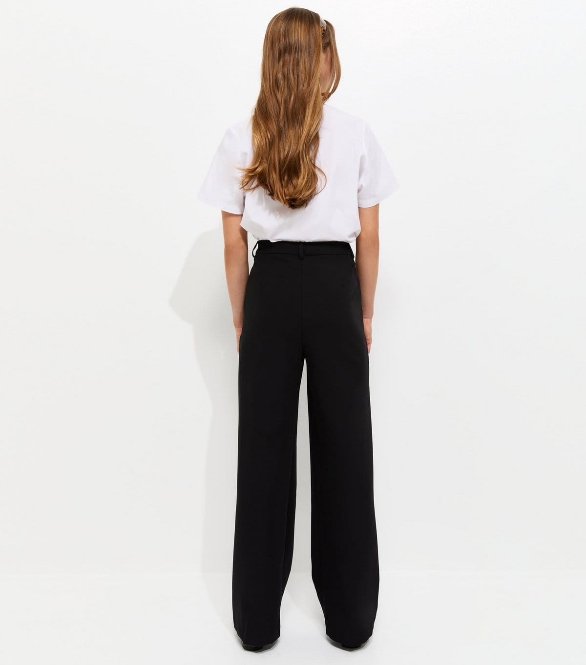 New Look Girls' Black Wide Leg School Trousers New Look - 4