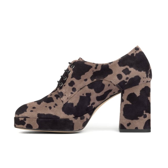 Embassy London Embassy London Women's Roulette Platform - Brown Cow - 3