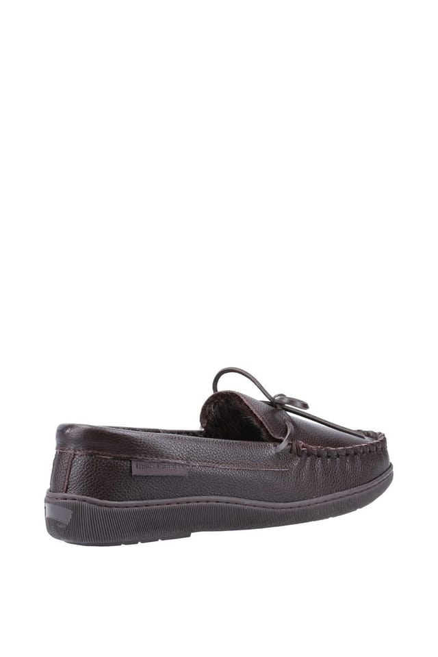 Hush Puppies Hush Puppies Men's 'Ace' Leather Slippers in Brown - 2