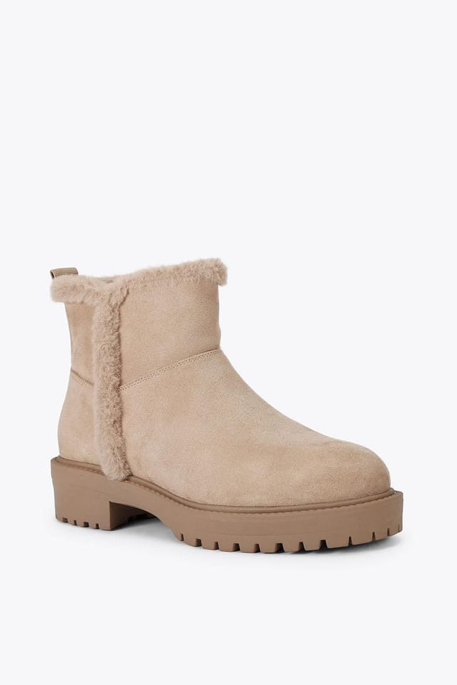 Carvela Carvela Women's 'Cosy Ankle' Fabric Boots in Taupe - 2