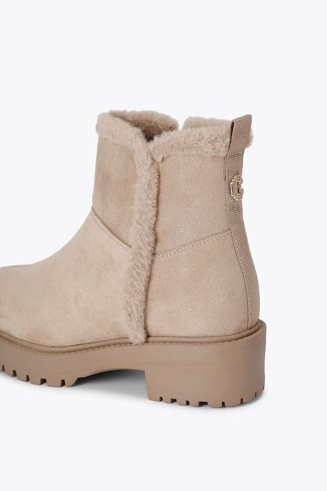 Carvela Carvela Women's 'Cosy Ankle' Fabric Boots in Taupe - 3