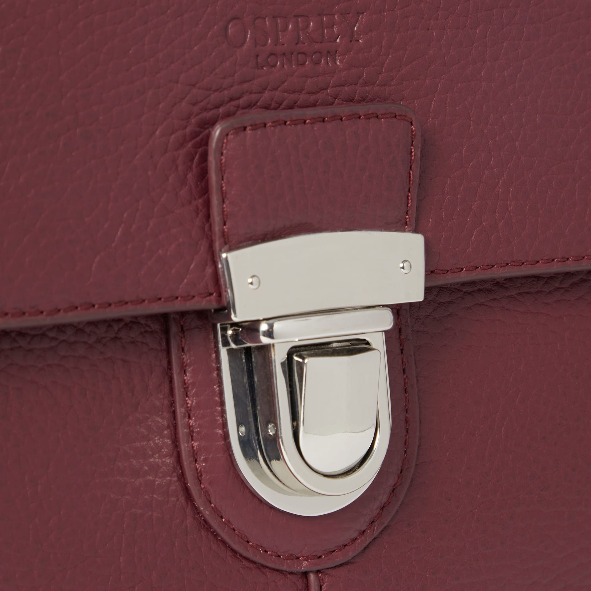 OSPREY LONDON OSPREY LONDON Men's The Forest Leather Weekender in Wine - 4