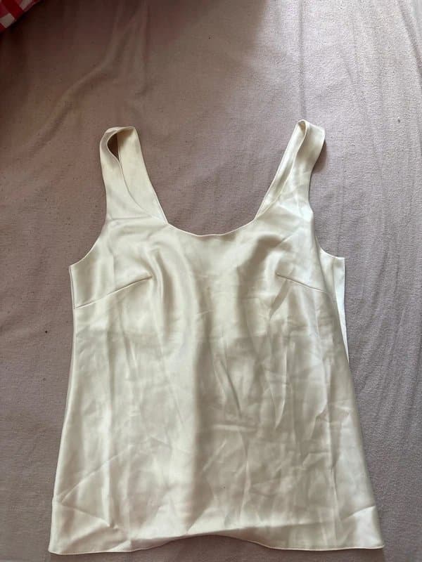 ASOS Silk cream top