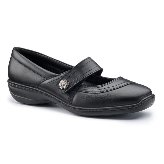 Hotter Hotter Women's Wide Fit 'Charity' Mary Janes in Black - 2