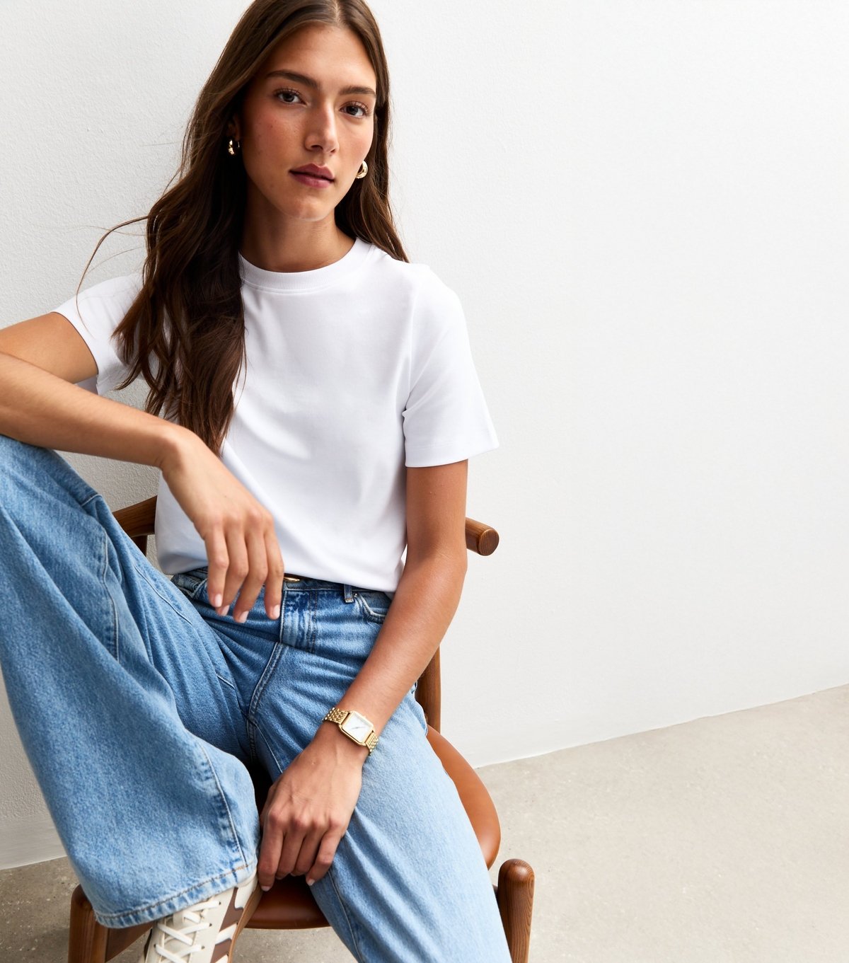 New Look Women's Premium White Heavyweight Cotton Relaxed T-Shirt New Look - 4