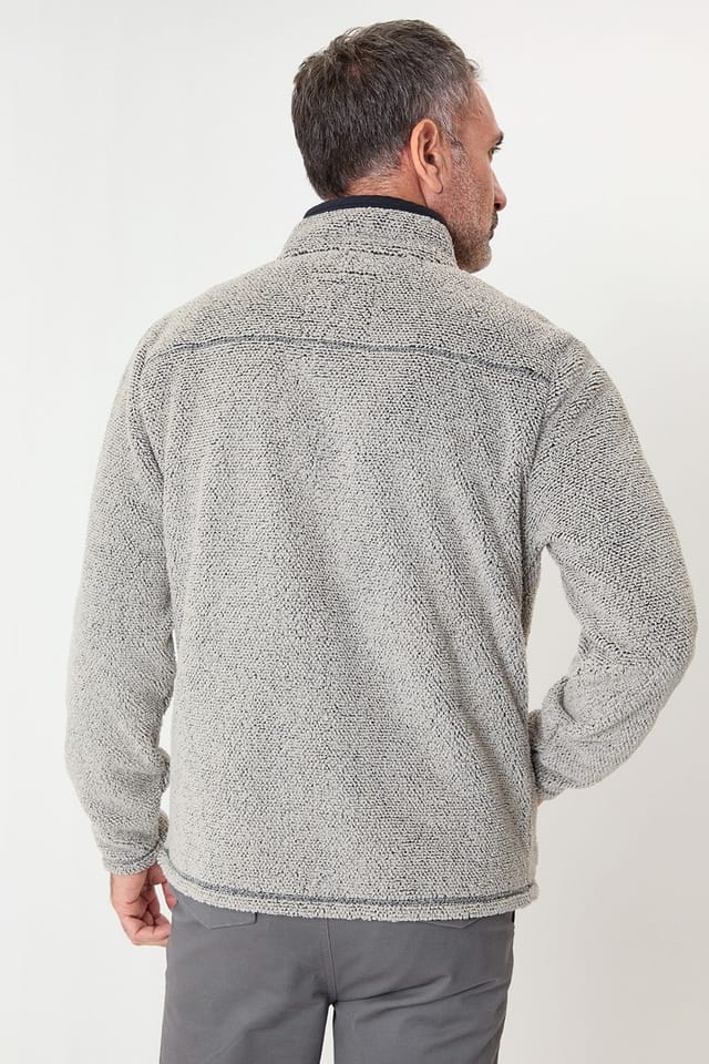 Saltwell Saltwell Men's Microfleece Full Zip Fleece in Grey - 2