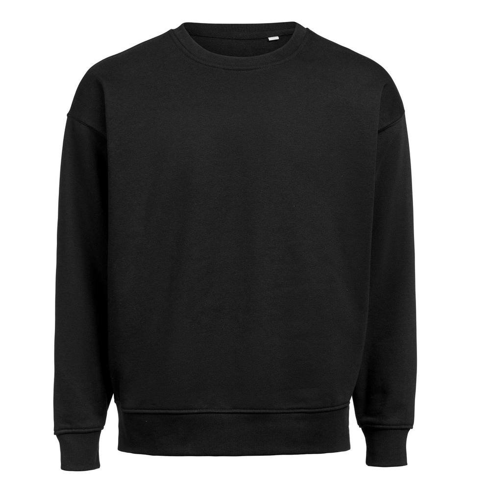 Untagged Movement Untagged Movement Men's Crew Neck Loose Fit Sweatshirt in Black - 3