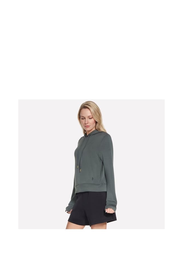 Skechers Skechers Women's Cozy Luxe Hoodie in Dark Green - 3