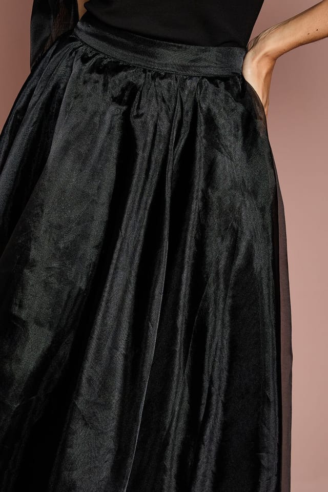 Coast Coast Women's Organza Skirt in Black - 2