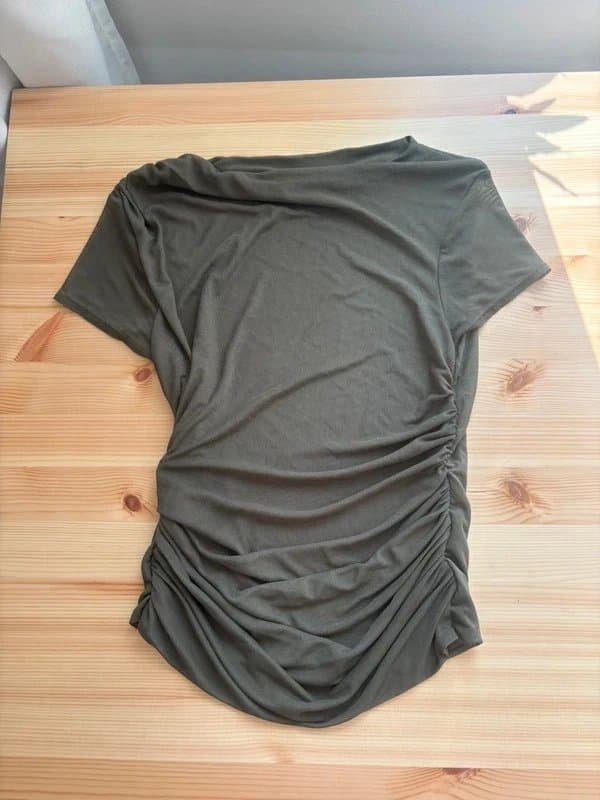 ASOS Design Green mesh top