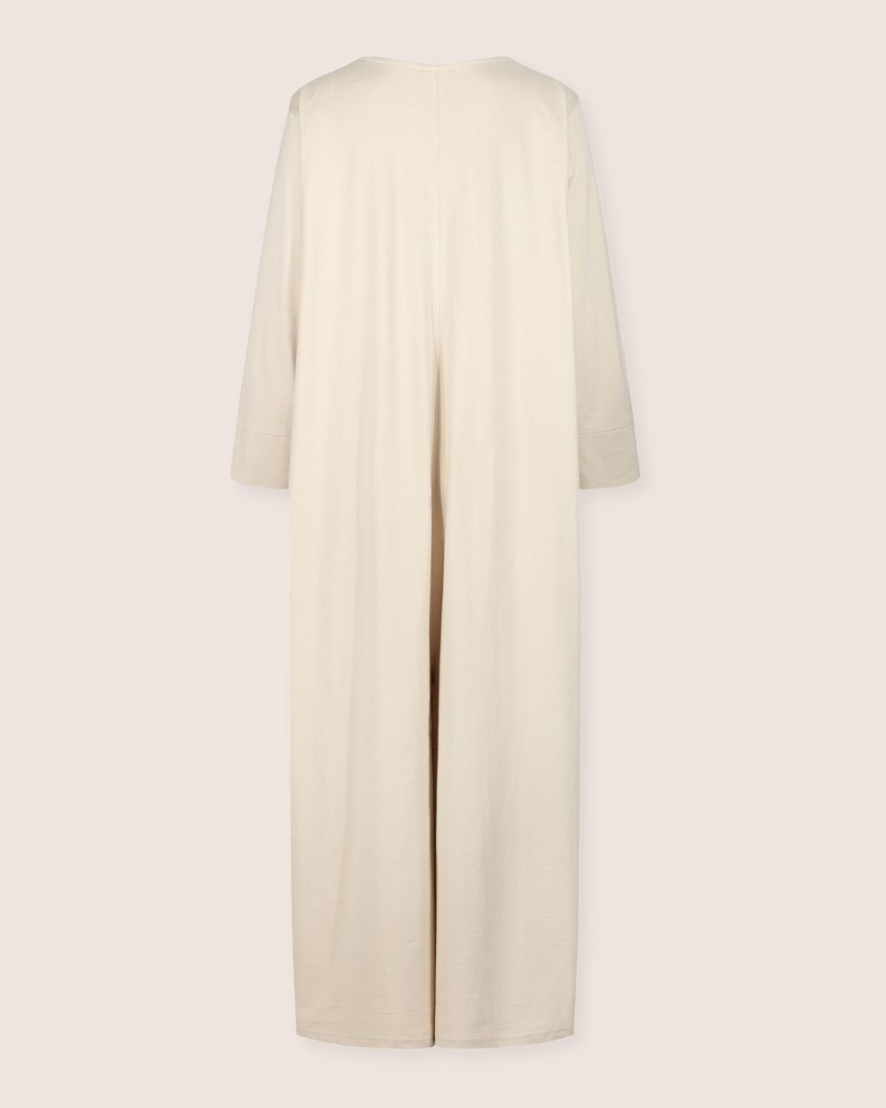 Turtledove London Turtledove London Women's Mai Cream V- Neck Jumpsuit - 4