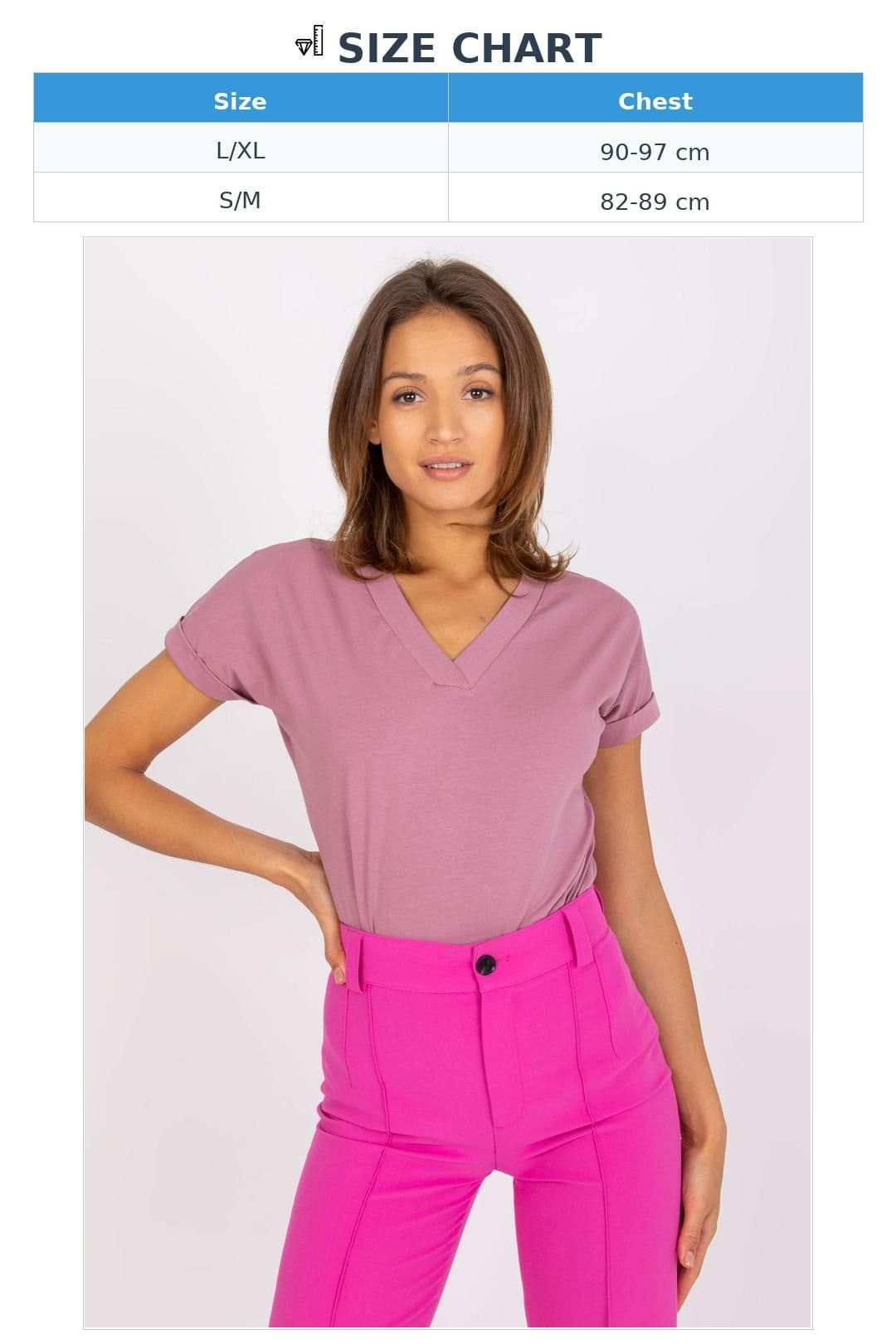 Love Lace Love Lace Women's Basic Short Sleeve T-Shirt in Pink - 4