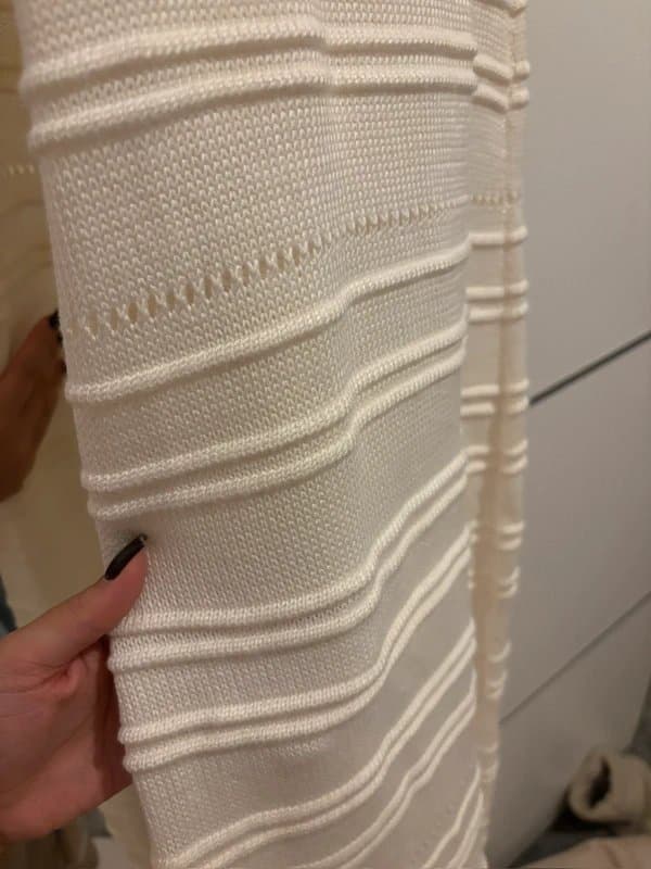 Bershka White knit Bershka dress