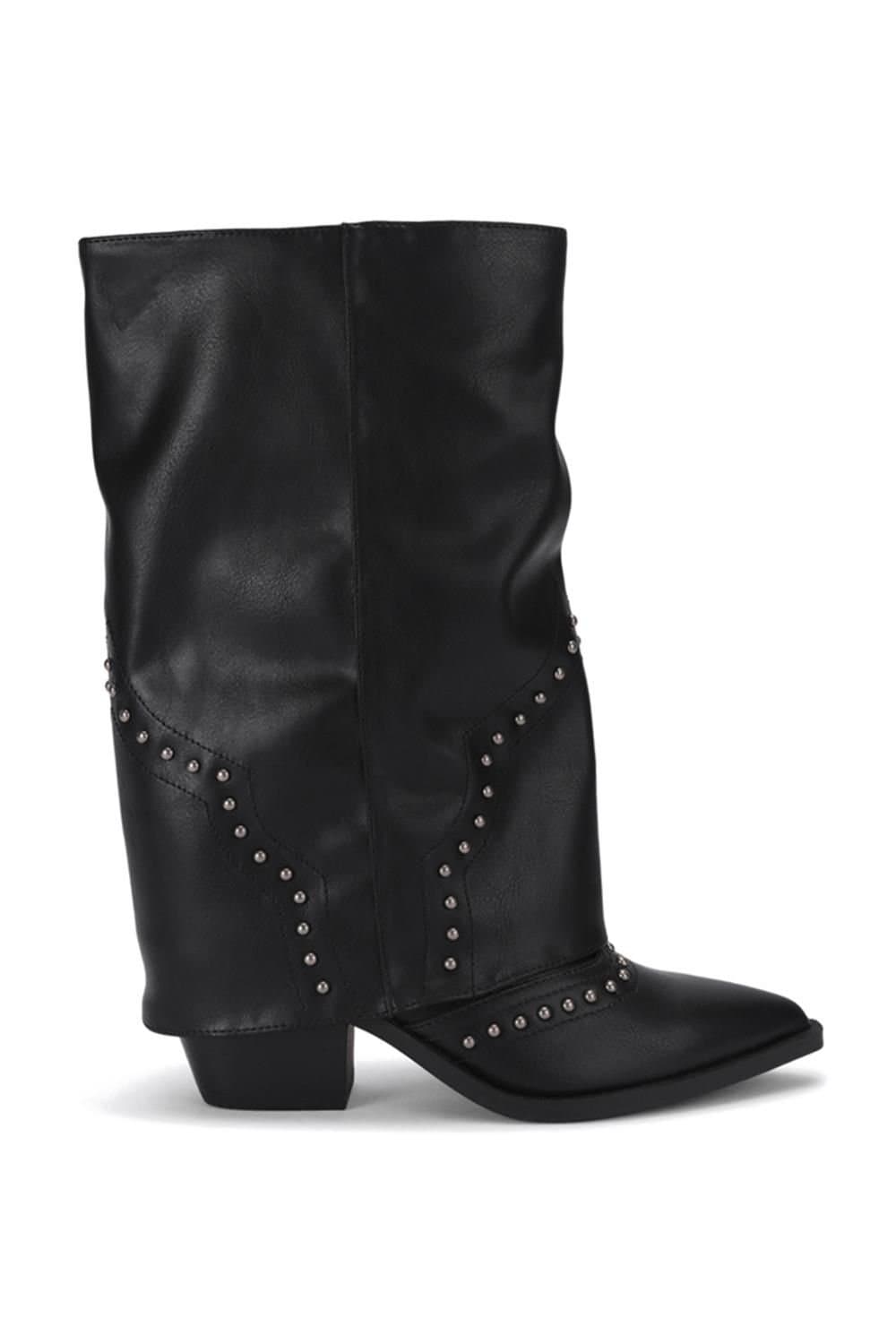 Steve Madden STEVE MADDEN Women's 'Saddle Black' Boots in Black