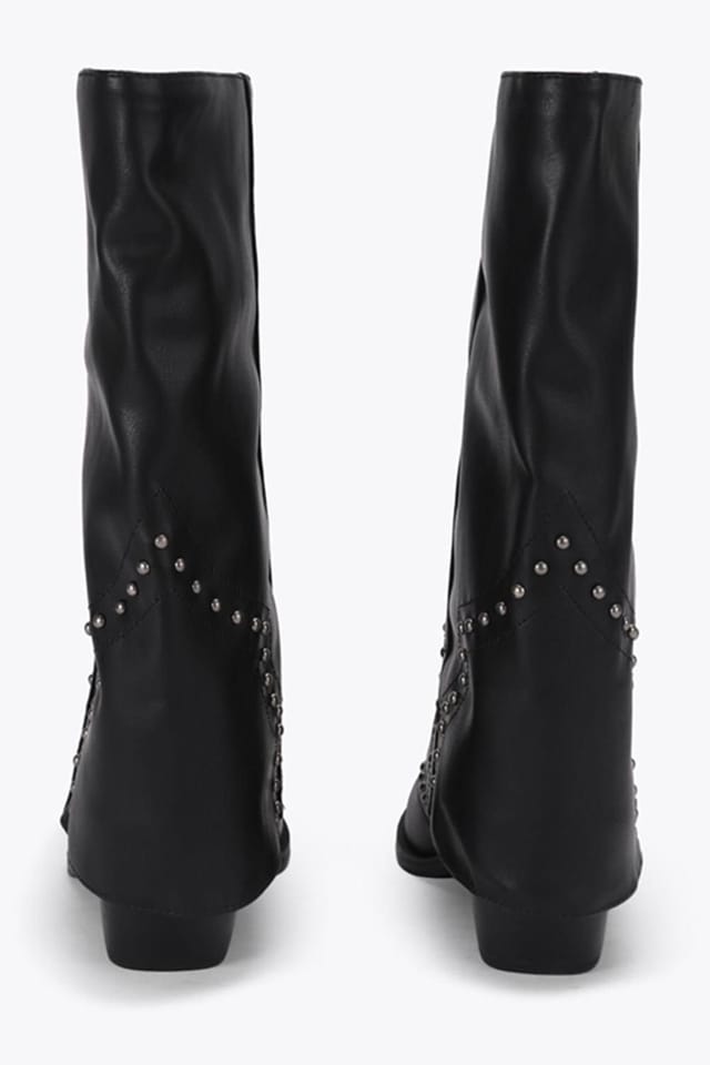 Steve Madden STEVE MADDEN Women's 'Saddle Black' Boots in Black - 3