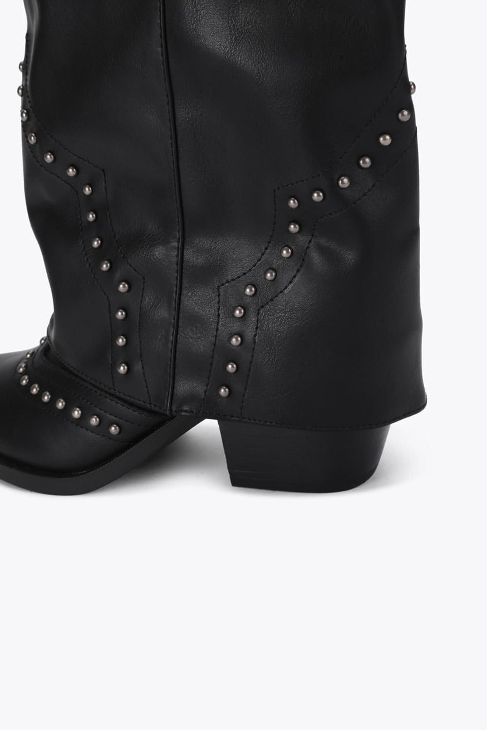 Steve Madden STEVE MADDEN Women's 'Saddle Black' Boots in Black - 4