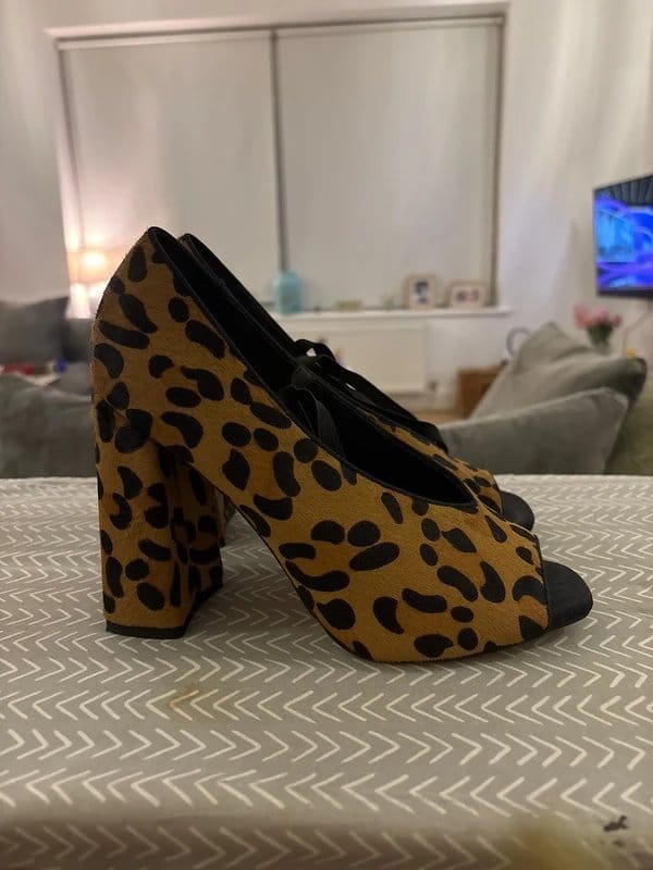 ASOS ASOS Leopard print heels size 4 - 1
