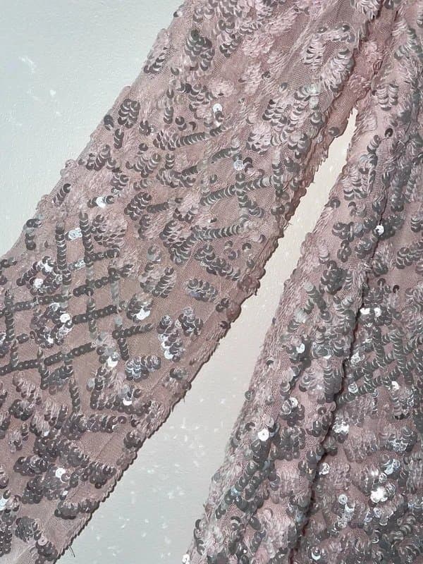 Needle and Thread Needle and Thread Isabella Sequins Sky Pink Gown Dress Size UK 18 US 14 RRP £865