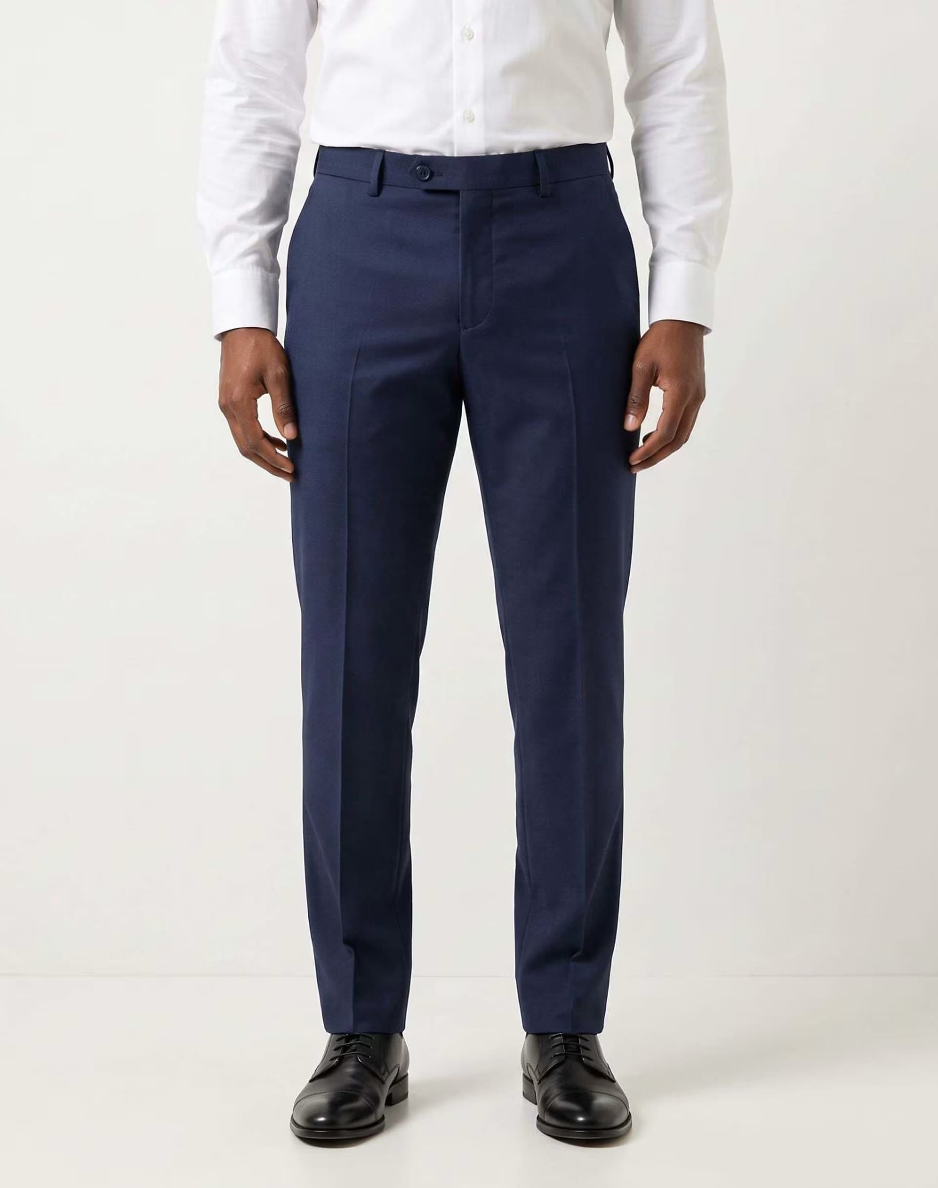 ASOS Harry Brown Raffi suit trousers in navy in navy