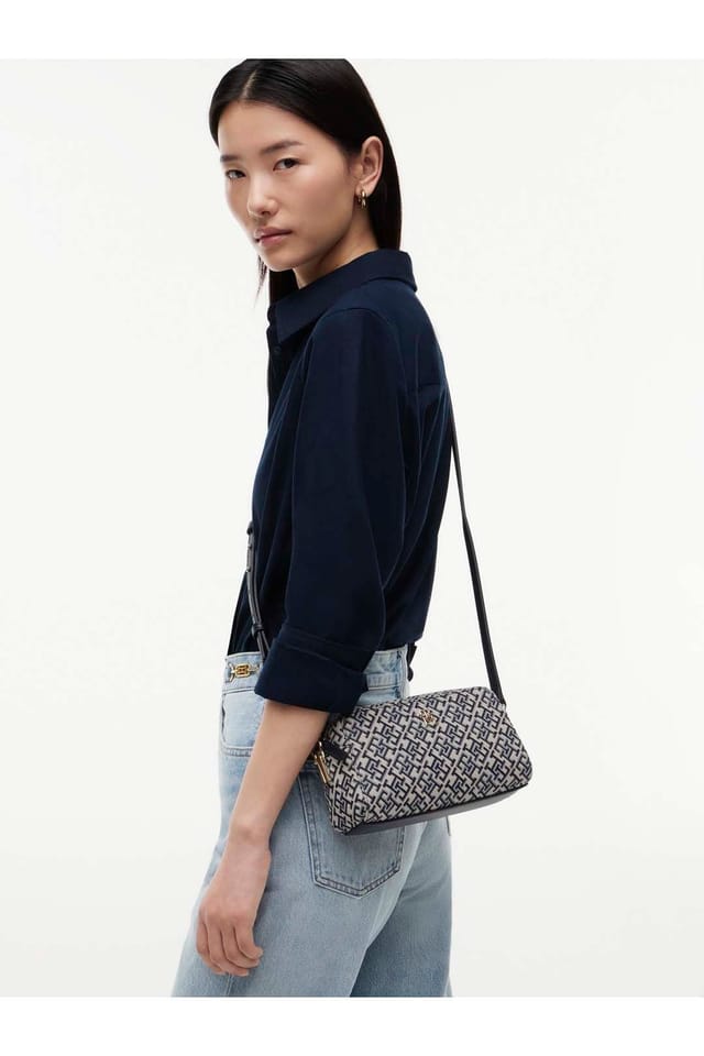 Tommy Hilfiger Tommy Hilfiger Women's Grace Camera Bag Jacquard Navy in Blue - 3