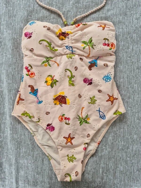 Never Fully Dressed Never Fully Dressed bandeau swimsuit size 10