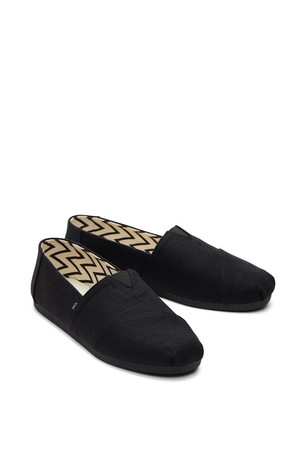 TOMS TOMS Men's Alpargata Slip on Shoe in Black - 3