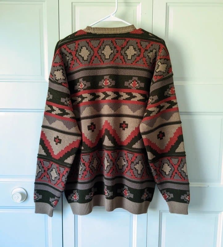 ASOS Asos Design Aztec Men's Tall Knitted Sweater