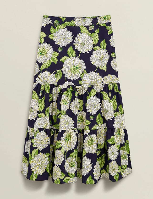 Hobbs London Hobbs London Women's Dorothea Skirt in Navy - 2